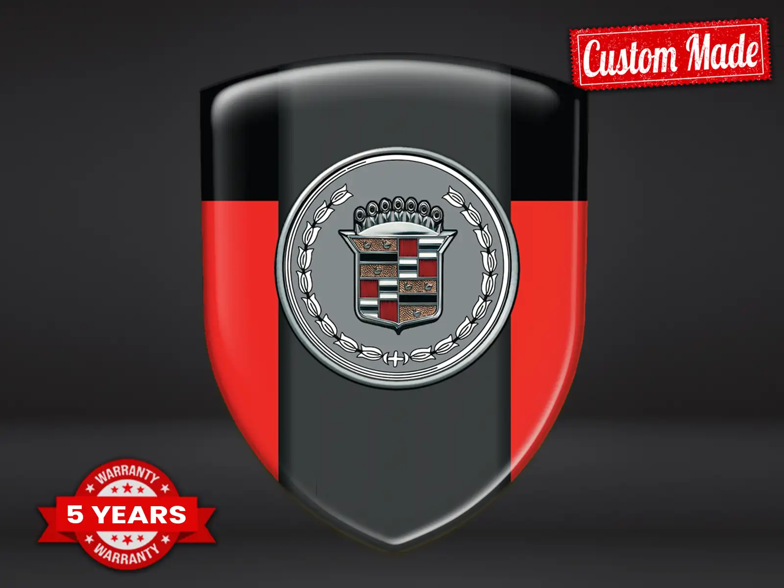 Cadillac Wasserfest Sticker Label Modern Max Pro Langlebig